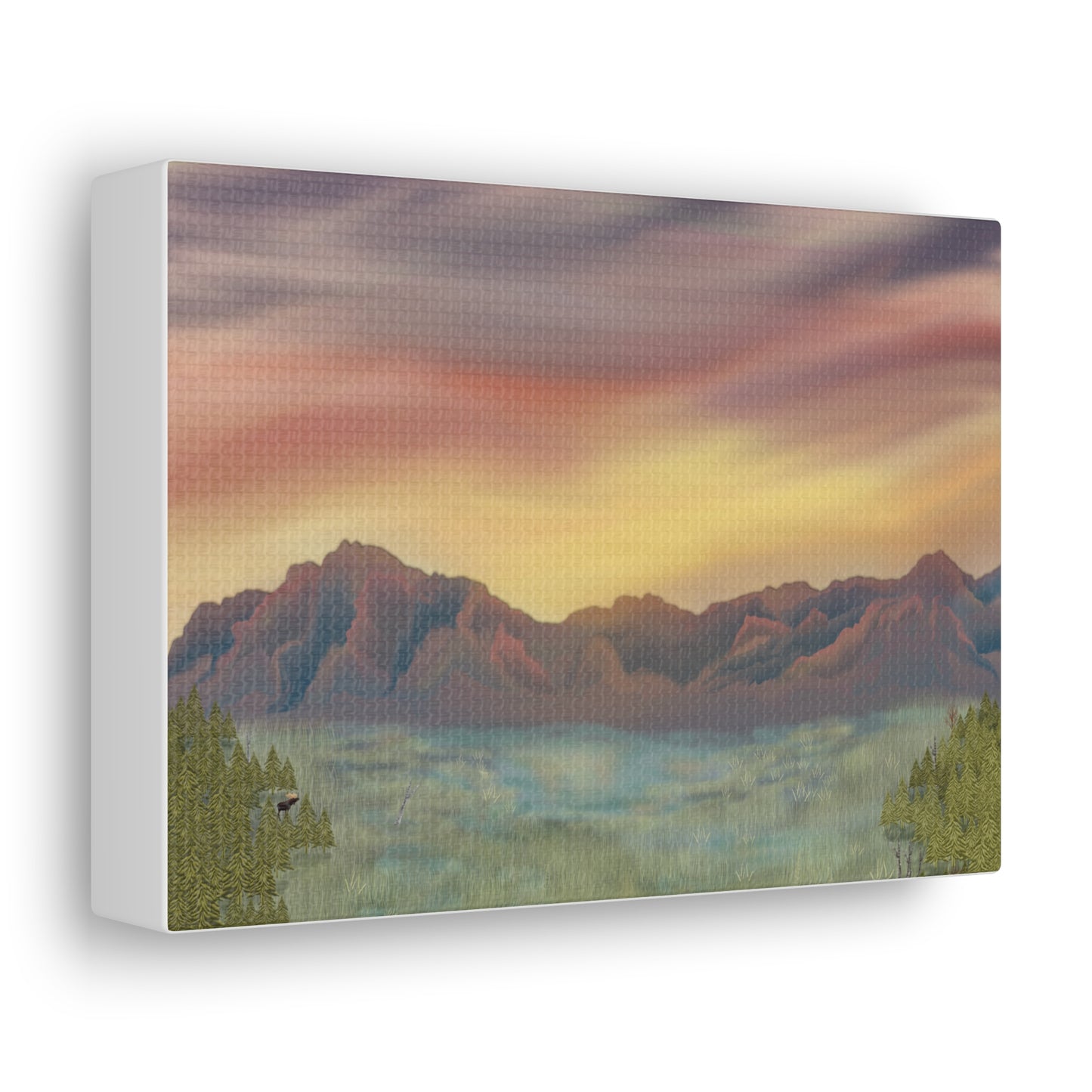 Matanuska range canvas print