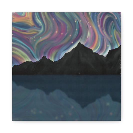 Midnight Mountain Canvas