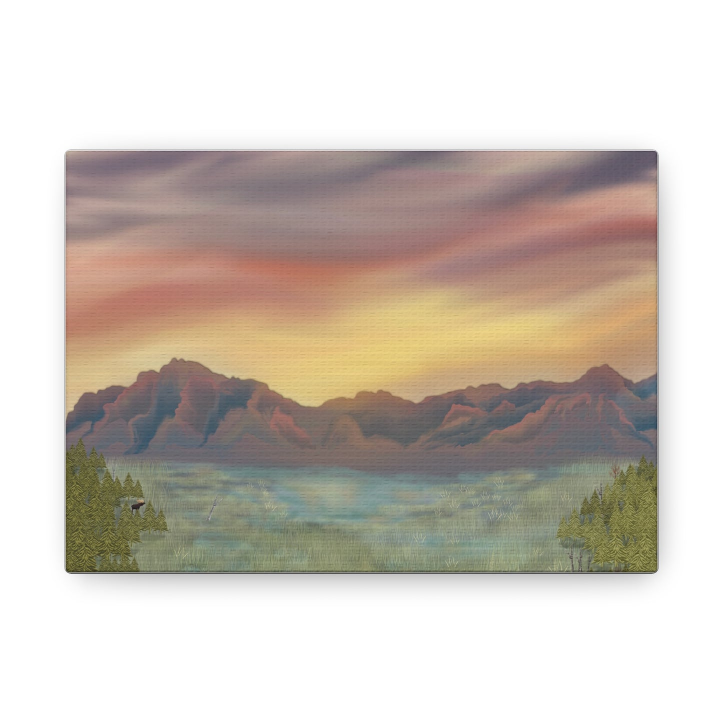 Matanuska range canvas print