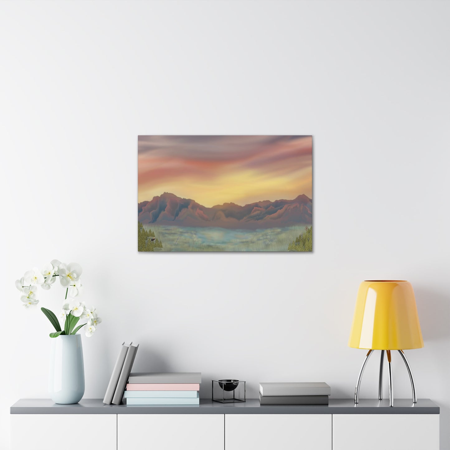 Matanuska range canvas print