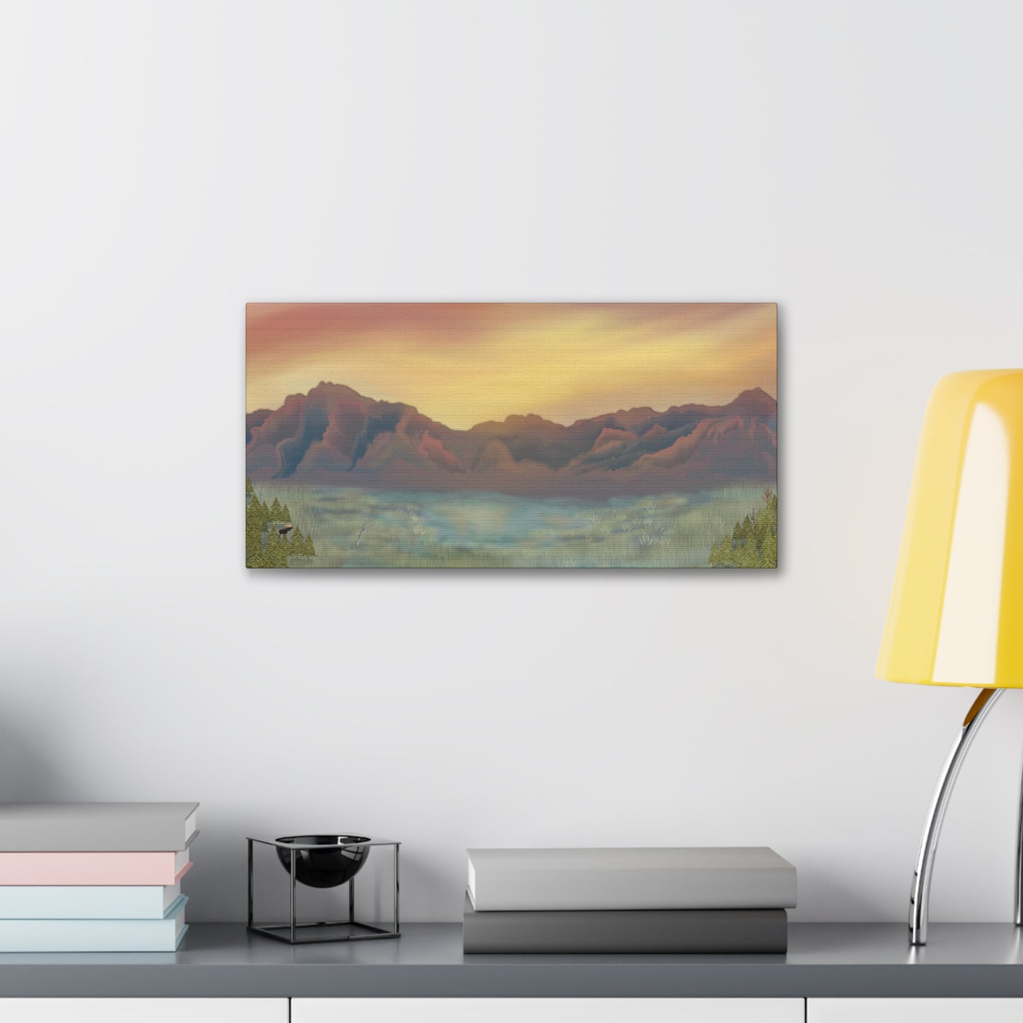 Matanuska range canvas print