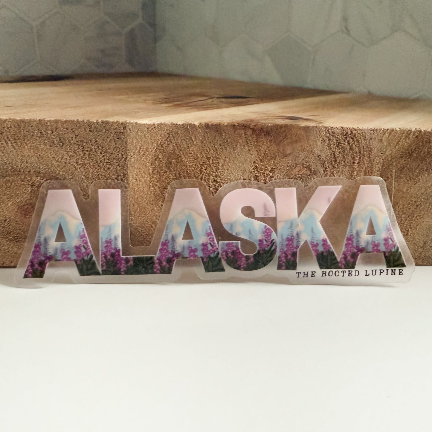 Alaska- Fireweed Mountain Sticker