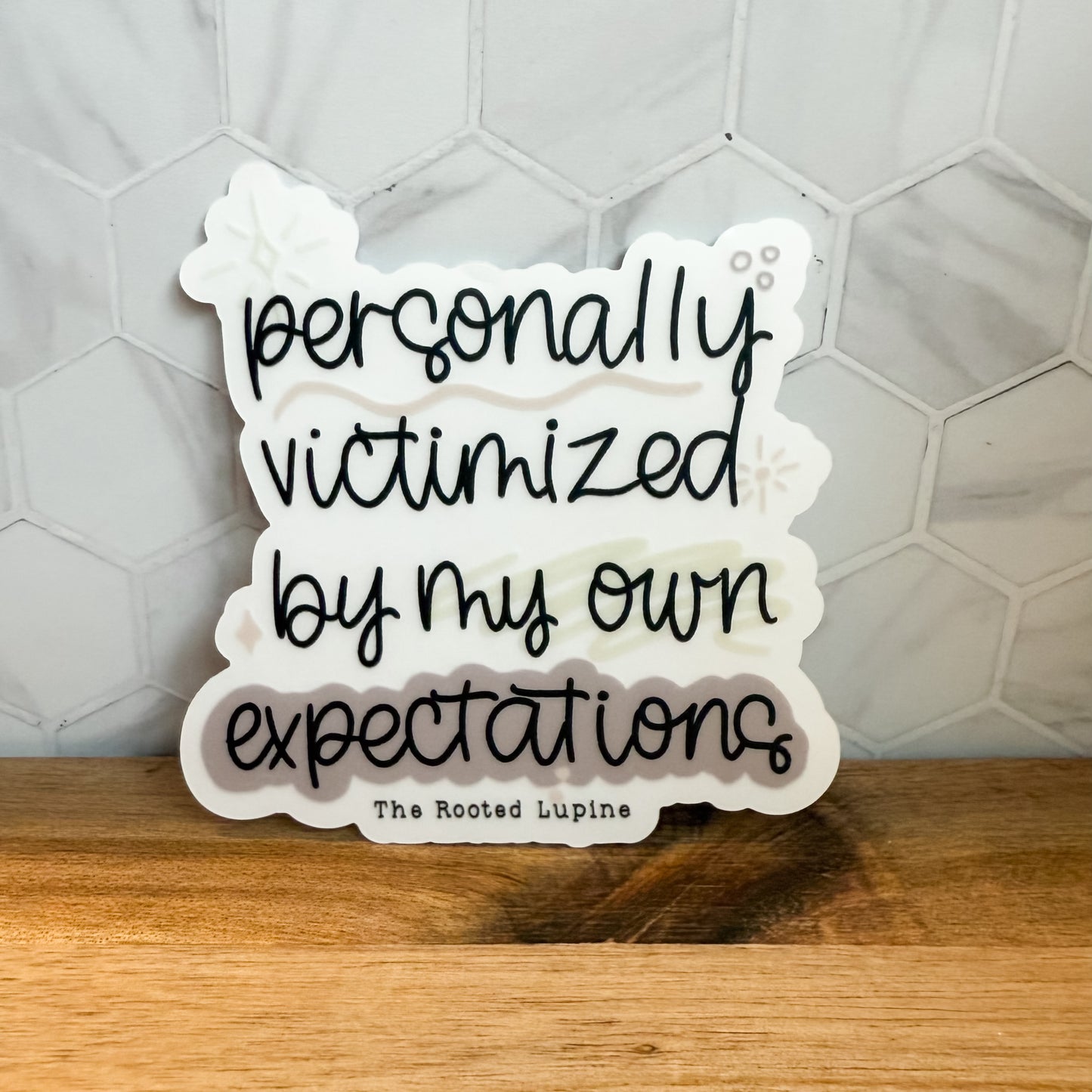 Expectations Sticker